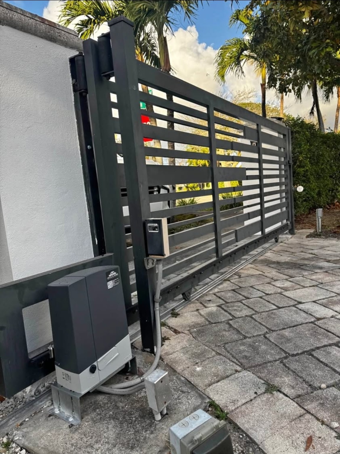 Electric gate operator and access control equipment